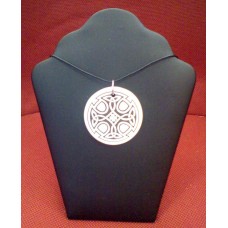 Ceramic Celtic Pendant - Triskele Cross